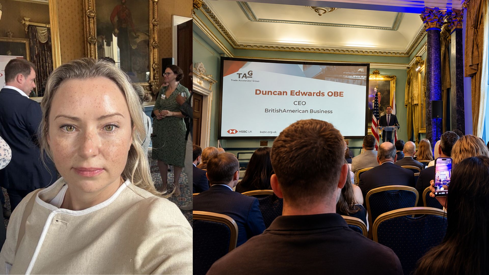 Anna from Sensize visited the Transatlantic Growth Awards. 