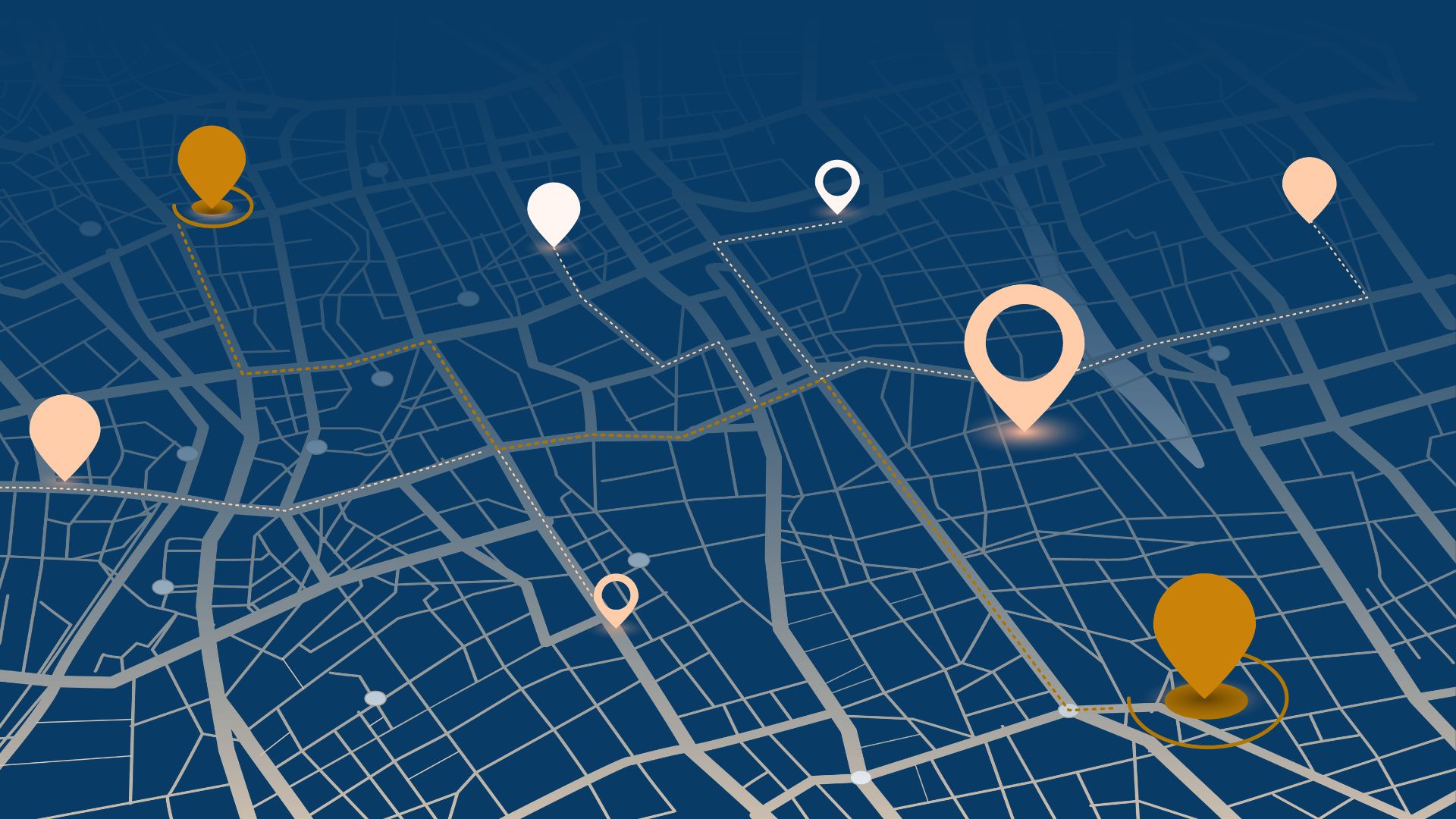 Assets on map