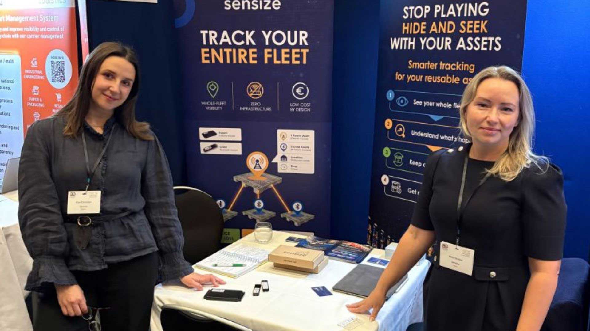 Kate and Anna from Sensize exhibiting at TSCS